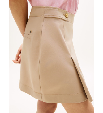 Tommy Hilfiger Falda Tencel beige