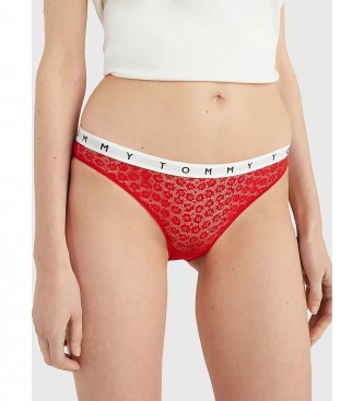 Tommy Jeans Pack 3 Calcinhas Lace Blue, Black, Red