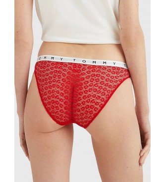 Tommy Jeans Pack 3 Panties Lace Blue, Black, Red