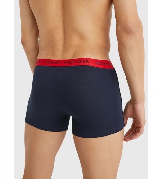 Tommy Hilfiger Confezione 3 B xers 3P Navy Trunk