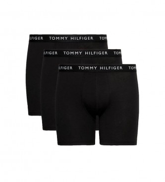 Tommy Hilfiger Zestaw 3 obcisłych bokserek Essential w kolorze czarnym
