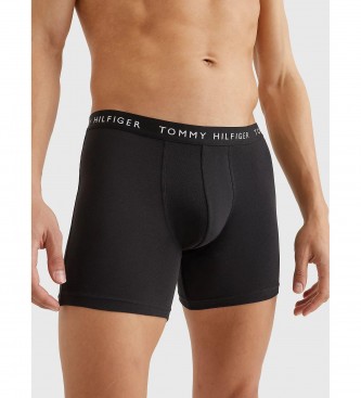 Tommy Hilfiger 3-pack Boxershorts med tight passform Essential svart