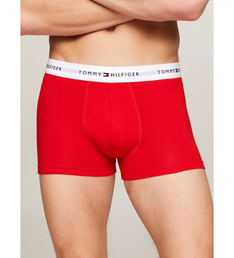 Tommy Hilfiger Pack 3 Essential Boxer shorts with blue, red, navy inscription