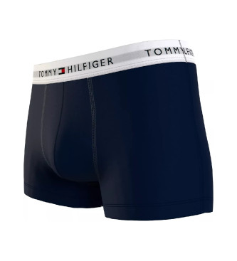 Tommy Hilfiger 3er-Pack Essential Boxershorts mit marineblauer, schwarzer und grauer Aufschrift