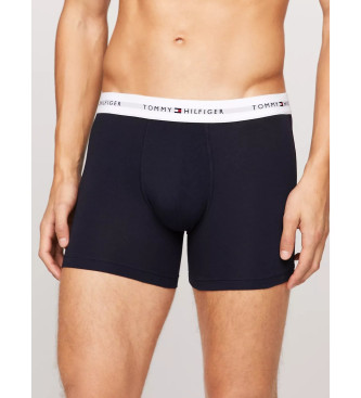 Tommy Hilfiger Pack 3 Boxer Essential con logo blu scuro