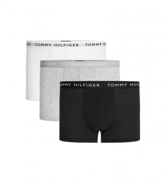 Tommy Hilfiger 3 Pack of Trunk Essentials Logo Boxers black, grey, white