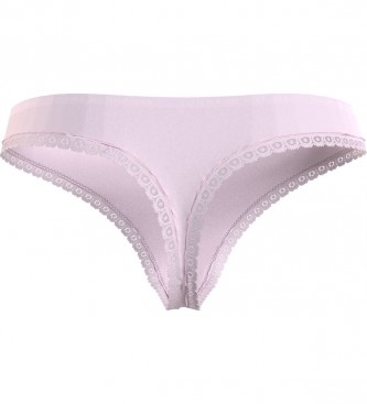 Tommy Hilfiger Pack 3 Pink Floral Lace Thongs