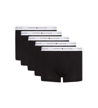 Tommy Hilfiger Pakiranje 5 črnih boksaric
