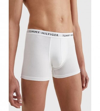 Tommy Hilfiger 3 Pacotes de Boxers Tronco Essentials com Logotipo Branco