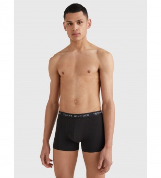 Tommy Hilfiger 3 Pack of Trunk Essentials Logo Boxers Black