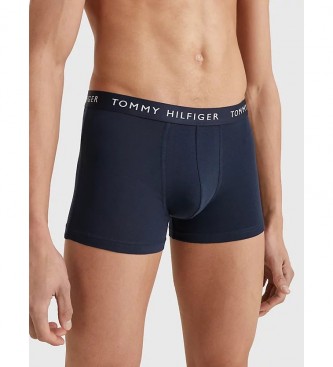 Tommy Hilfiger Zestaw 3 sztuk bokserek Essentials z granatowym logo 