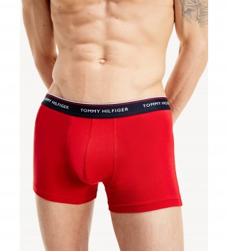 Tommy Hilfiger 3-pack of Trunk underpants with red, green, navy