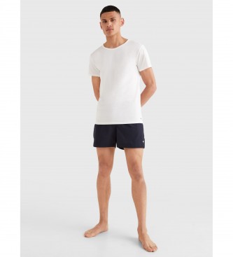 Tommy Hilfiger Pacote de 3 camisetas de manga curta CN brancas
