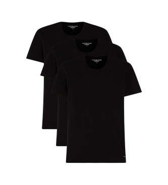Tommy Hilfiger Conjunto de 3 T-shirts Essential premium pretas