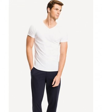 Tommy Hilfiger T-shirt bianche elasticizzate VN in confezione da 3