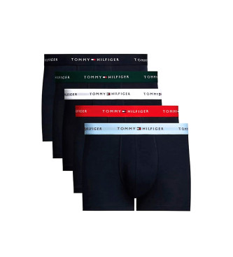 Tommy Hilfiger Pack of 5 Boxer shorts with navy print