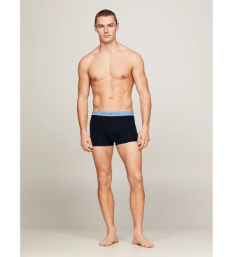 Tommy Hilfiger 5er-Pack Boxershorts mit marineblauem Aufdruck