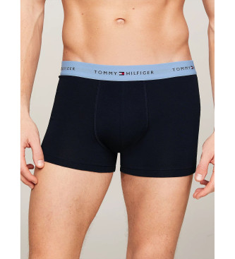 Tommy Hilfiger 5er-Pack Boxershorts mit marineblauem Aufdruck