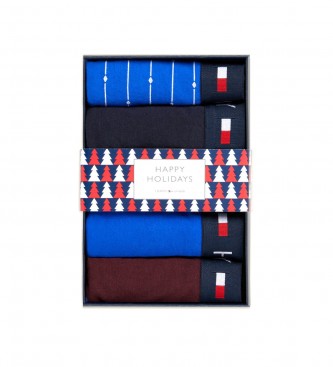 Tommy Hilfiger Pack of 5 Boxers Print navy, blue