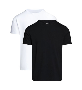 Tommy Hilfiger Conjunto de duas T-shirts preto, branco