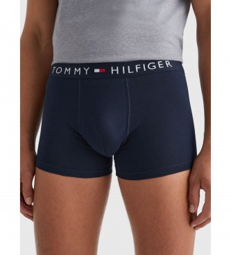 Tommy Hilfiger Confezione homewear composta da t-shirt, B xer e calze grigie blu navy