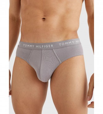 Tommy Hilfiger Packs 3 Slips Essential negro, gris, blanco