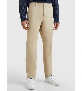 Tommy Hilfiger Spodnie chino Bleecker z beżowej elastycznej bawełny