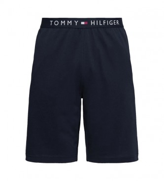 Tommy Hilfiger Navy logo strikkede shorts