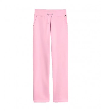 Tommy Jeans Pantaloni jogger rosa essenziali