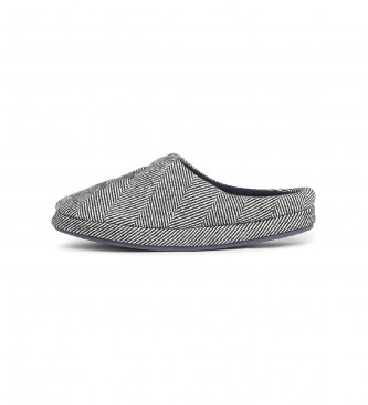 Tommy Hilfiger Herringbone slippers grey