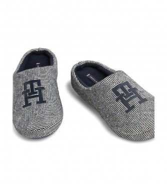 Tommy Hilfiger Herringbone slippers grey