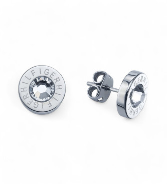 Tommy Hilfiger Boucles d'oreilles en acier inoxydable plaqu argent