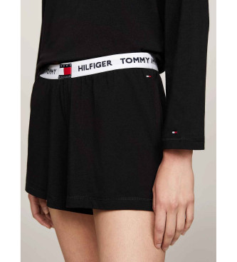 Tommy Hilfiger Spodenki piżamowe Heritage i koszulka z czarnym logo