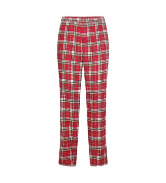 Tommy Hilfiger Pijama Flannel marino, rojo
