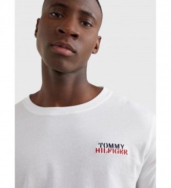 Tommy Hilfiger Piżama Ultra Soft biała, granatowa