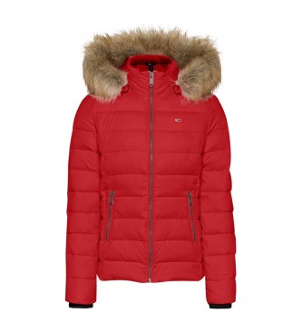 Tommy Hilfiger Plumón Essential Hooded granate