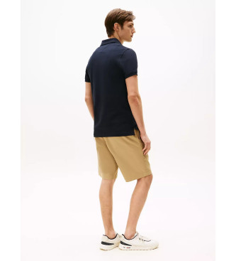 Tommy Hilfiger P�lo de ajuste fino azul-marinho da cole��o 1985