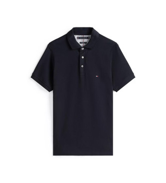 Tommy Hilfiger P�lo de ajuste fino azul-marinho da cole��o 1985