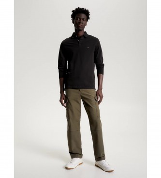 Tommy Hilfiger 1985 Collection langrmet poloshirt sort