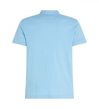 Tommy Hilfiger Camisa pólo de ajuste regular com placket azul contrastante