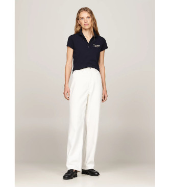 Tommy Hilfiger Polo slim avec logo en police Script marine