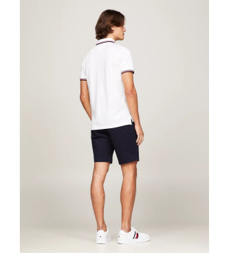 Tommy Hilfiger Polo slim en pur coton blanc