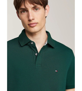 Tommy Hilfiger Textured piqu polo shirt 1985 Collection green