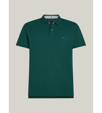 Tommy Hilfiger Textured piqu polo shirt 1985 Collection green