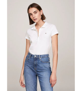 Tommy Hilfiger Polo Heritage bianca dalla vestibilit slim