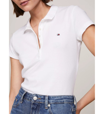 Tommy Hilfiger Polo Heritage bianca dalla vestibilit slim