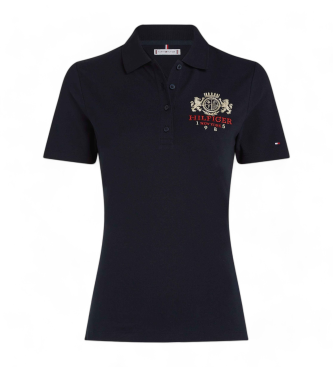 Tommy Hilfiger Polo con logo blu scuro