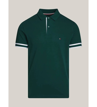 Tommy Hilfiger Polo Monotype Cuff Slim Fit green