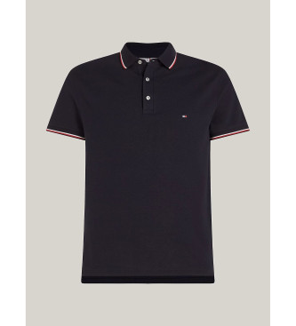 Tommy Hilfiger 1985 marinbl slim fit-poloskjorta med piping