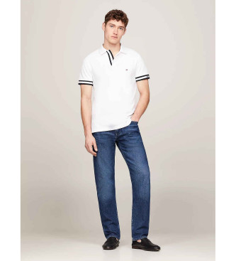 Tommy Hilfiger Polo slim con loghi monotipo Hilfiger bianchi